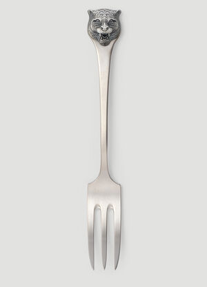 Gucci Set of Two Tiger Dessert Forks Silver wps0680038