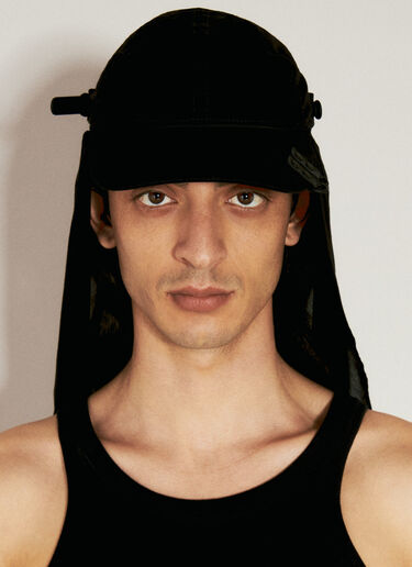 Innerraum Object C11 Baseball Cap With Veil Black inn0356008