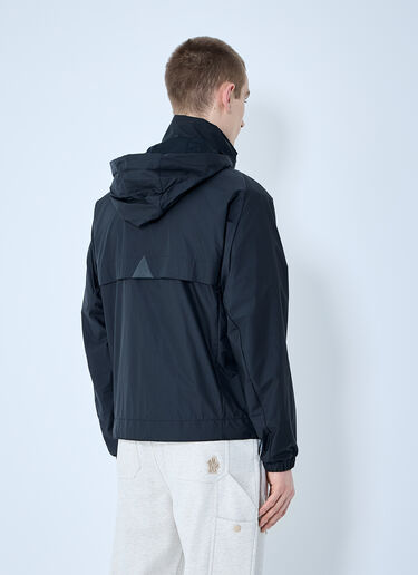 Moncler Grenoble Negara Packable Hooded Windbreaker Jacket Black mog0159006