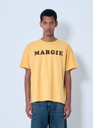 MM6 Maison Margiela 图形标志T恤 橙色 mmm0164002
