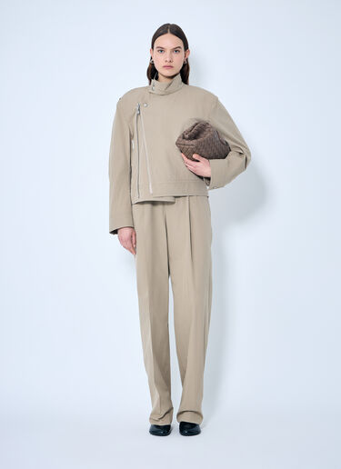 LN-CC® - Bottega Veneta: Compact Cotton Blouson - Beige Bottega Veneta Compact Cotton Blouson Beige bov0259011