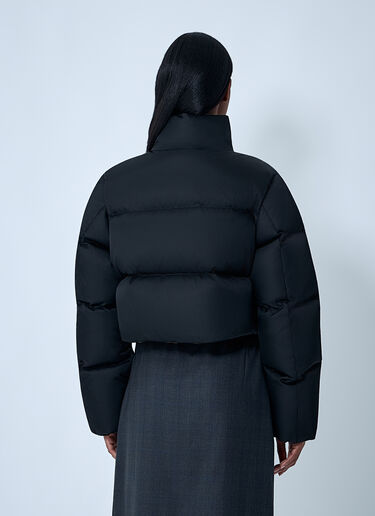 LN-CC® - Prada: Short Re-Nylon Down Jacket - Black Prada Short Re-Nylon Down Jacket Black pra0262065