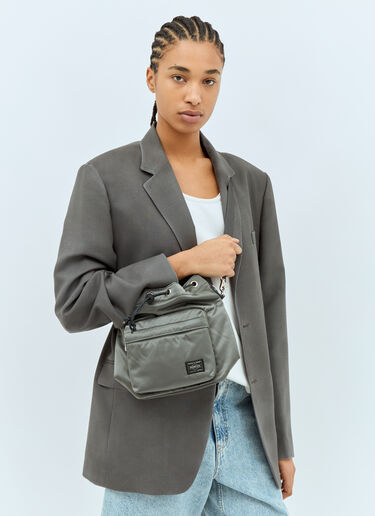 LN-CC® - Porter-Yoshida & Co: Small Balloonsac Crossbody Bag - Silver Porter-Yoshida & Co Small Balloonsac Crossbody Bag Silver por0358005