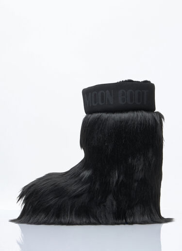 LN-CC® - Moon Boot: Icon Yeti Mid Boots - Black Moon Boot Icon Yeti Mid Boots Black mnb0260002