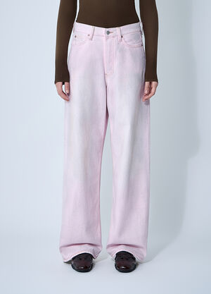 Acne Studios 1981 Coated Jeans Pink acn0361001