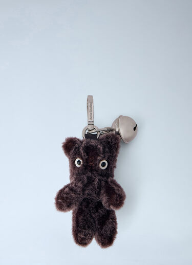 LN-CC® - Acne Studios: Teddy Bear Keychain - Brown Acne Studios Teddy Bear Keychain Brown acn0163005