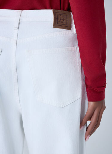 TOTEME Twisted Seam Jeans Cream tot0263048