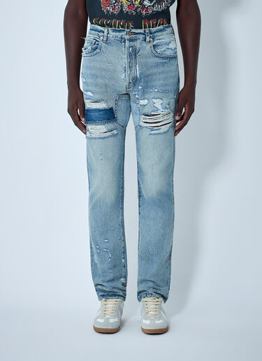 LN-CC® - Gallery Dept.: Distressed Bowery 5001 Jeans - Blue Gallery Dept. Distressed Bowery 5001 Jeans Blue gdp0160065