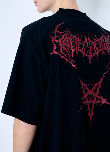 LN-CC® - Vetements: Death Metal T-Shirt - Black Vetements Death Metal T-Shirt Black vet0160005
