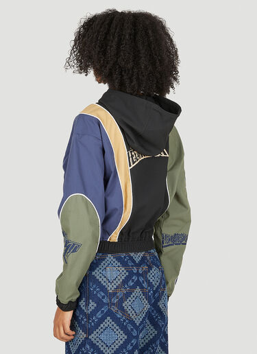 LN-CC® - Ahluwalia Studio: Nina Hooded Jacket - Black Ahluwalia Studio Nina Hooded Jacket Black ahl0250004