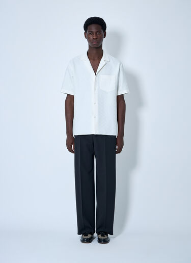 Gucci Linen-Blend Shirt White guc0159049