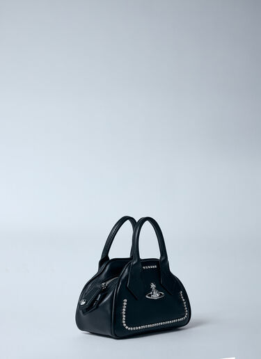 LN-CC® - Vivienne Westwood: Mini Yasmine Handbag - Black Vivienne Westwood Mini Yasmine Handbag Black vvw0260016