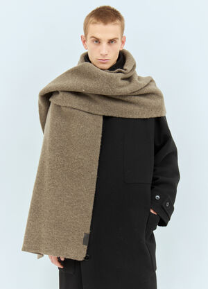 Lemaire Maxi Fluffy Scarf Khaki lem0158012