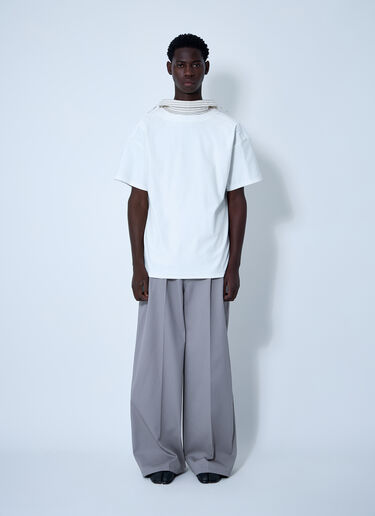 LN-CC® - Maison Margiela: 短袖 T 恤 - 白色 Maison Margiela 短袖 T 恤 白色 mla0160001