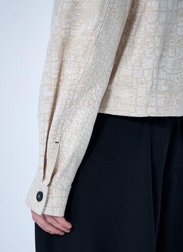LN-CC® - Jacquemus: La Veste de Nimes Jacket - Beige Jacquemus La Veste de Nimes Jacket Beige jac0160009