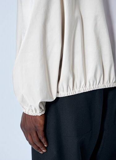 Miu Miu Technical Pongé Sweatshirt Cream miu0165010