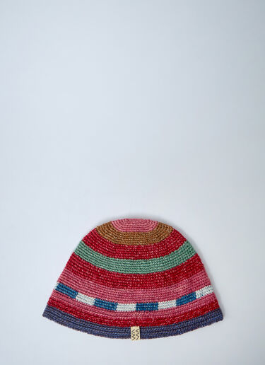 Visvim Logo Motif Beanie Hat Red vis0160004