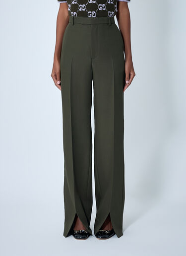 LN-CC® - Gucci: Tailored Wool Pants - Black Gucci Tailored Wool Pants Black guc0261113