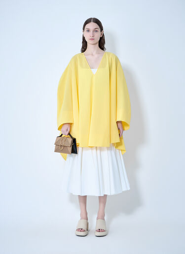 Jacquemus La Robe Paysan Midi Dress Yellow jac0264010