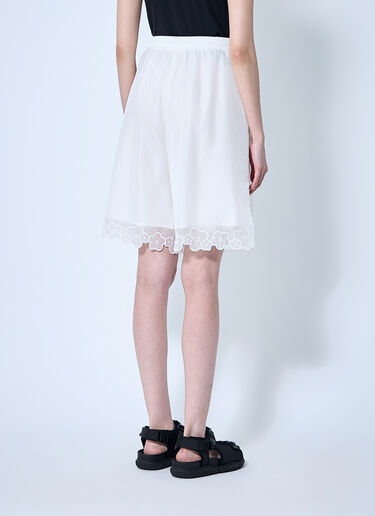 LN-CC® - Cecilie Bahnsen: Arya Shorts - White Cecilie Bahnsen Arya Shorts White cec0260003