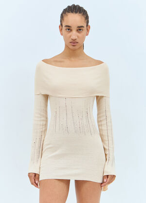 LN-CC® - Aya Muse: Deva Knit Dress - Beige Aya Muse Deva Knit Dress Beige aym0257005