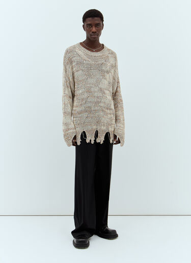 LN-CC® - Vivienne Westwood: Colette Sweater - Beige Vivienne Westwood Colette Sweater Beige vvw0157007