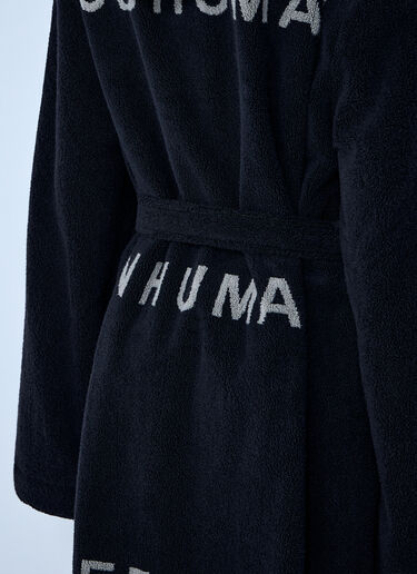 LN-CC® - Rick Owens: Beach Robe Bathrobe - Black Rick Owens Beach Robe Bathrobe Black ric0263080