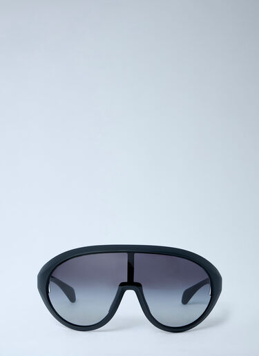 Moncler + Rick Owens 바이저 실드 선글라스 블랙 mcs0363025