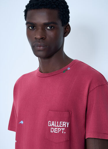 LN-CC® - Gallery Dept.: Logo Motif T-Shirt - Red Gallery Dept. Logo Motif T-Shirt Red gdp0160015