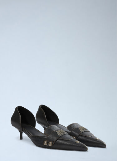 LN-CC® - Miss Sixty x KNWLS: Logo Hardware Heels - Black Miss Sixty x KNWLS Logo Hardware Heels Black msk0263012