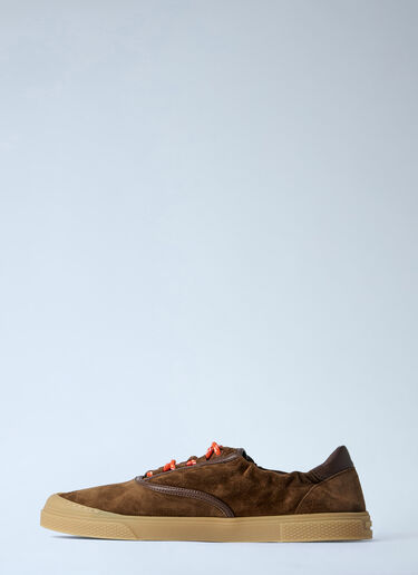 LN-CC® - Moncler: Vera Leisure Sneakers - Brown Moncler Vera Leisure Sneakers Brown mon0164041