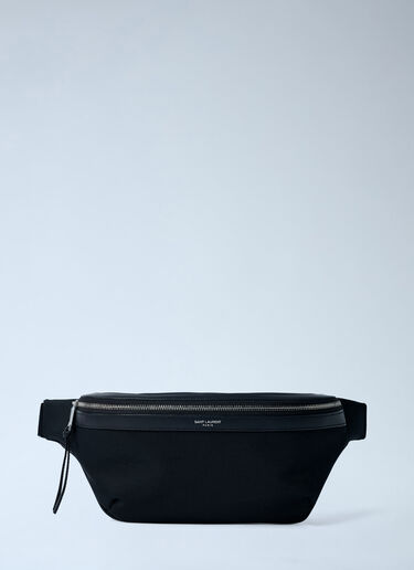 LN-CC® - Saint Laurent: Cassandre Canvas Belt Bag - Black Saint Laurent Cassandre Canvas Belt Bag Black sla0162045