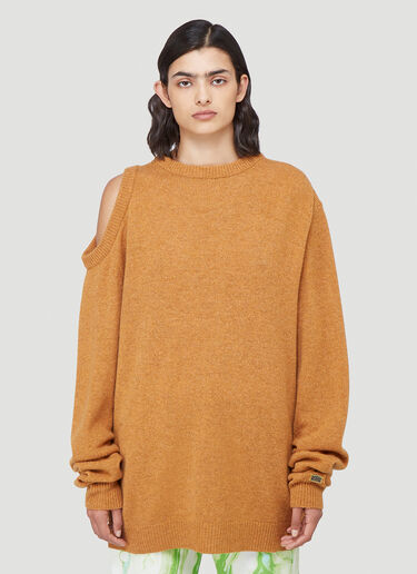Aries Cut-Out Sweater Orange ari0242008