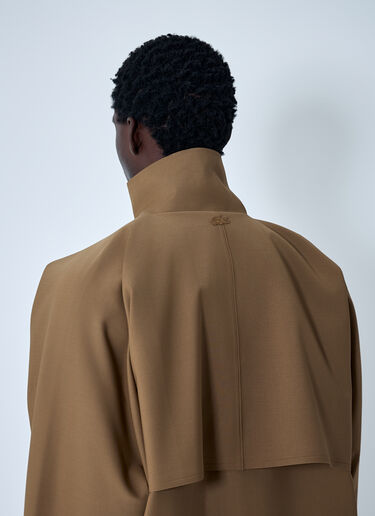LN-CC® - Lacoste: Technical Stand Collar Jacket - Camel Lacoste Technical Stand Collar Jacket Camel lac0162012