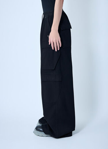 LN-CC® - Rick Owens DRKSHDW: Double Cargo Jumbo Belas Pants - Black Rick Owens DRKSHDW Double Cargo Jumbo Belas Pants Black drk0164004