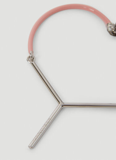 LN-CC® - Y/Project: Y Heart Earrings - Pink Y/Project Y Heart Earrings Pink ypr0252029