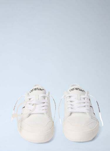 LN-CC® - Off-White: Vulcanized Undercut Sneakers - White Off-White Vulcanized Undercut Sneakers White ofw0162006