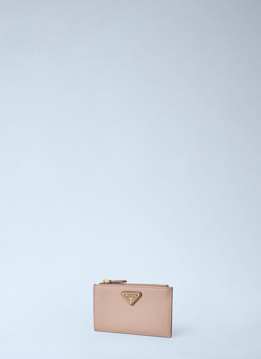 Prada Saffiano Card Holder Pink pra0263022