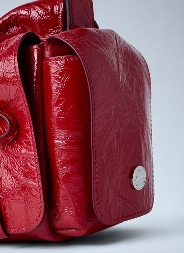 LN-CC® - Acne Studios: Multipocket Shoulder Bag - Red Acne Studios Multipocket Shoulder Bag Red acn0263015