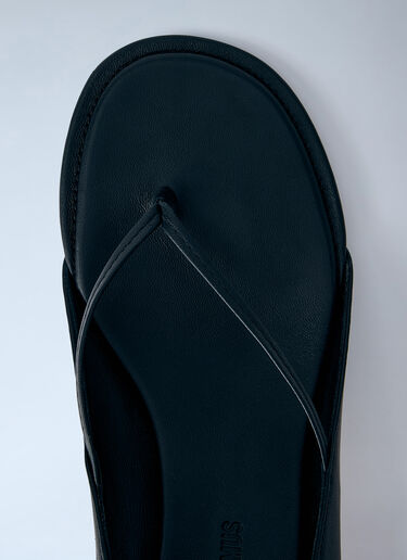 LN-CC® - Jacquemus: The Low Sandals - Black Jacquemus The Low Sandals Black jac0264037