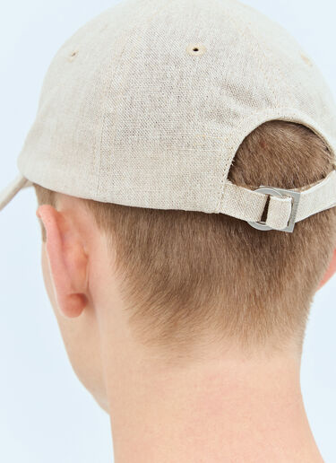 LN-CC® - Jacquemus: La Casquette Gadjo Baseball Cap - Beige Jacquemus La Casquette Gadjo Baseball Cap Beige jac0158030