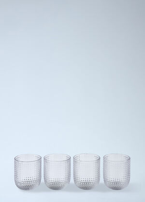 POLSPOTTEN Set Of Four Rooftop Tumblers Clear wps0691979