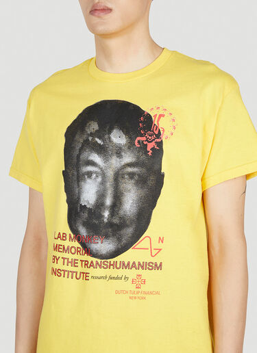 LN-CC® - DTF.NYC: 15 Monkeys Short-Sleeved T-Shirt - Yellow DTF.NYC 15 Monkeys Short-Sleeved T-Shirt Yellow dtf0152003