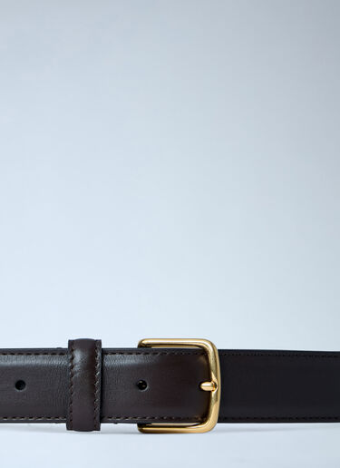 LN-CC® - The Row: Leather Belt - Brown The Row Leather Belt Brown row0363016