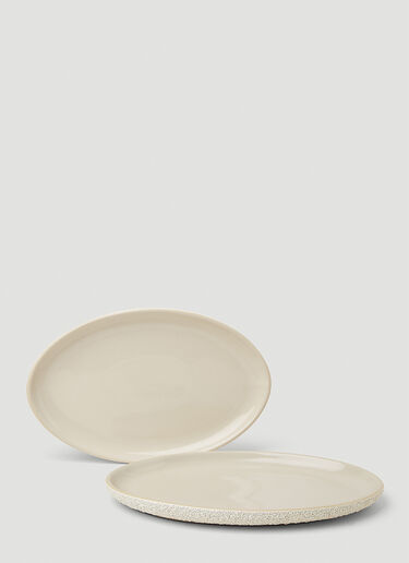 LN-CC® - Marloe Marloe: 两件套椭圆餐盘 - 奶油色 Marloe Marloe 两件套椭圆餐盘 奶油色 rlo0351003