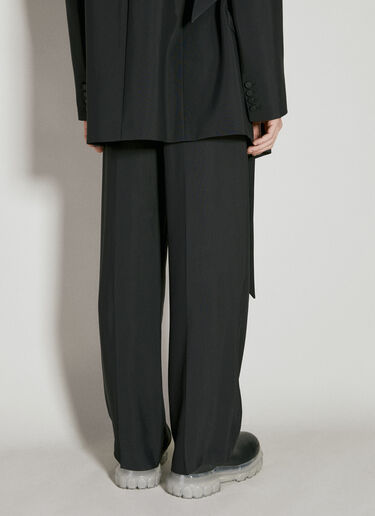 LN-CC® - Mugler: Cut-Out Tailored Pants - Black Mugler Cut-Out Tailored Pants Black mug0354001