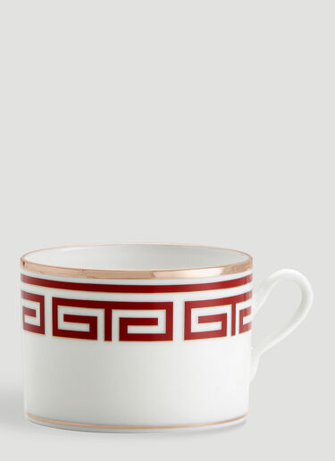 Ginori 1735 Set of Two Labirinto Teacup Red wps0644454
