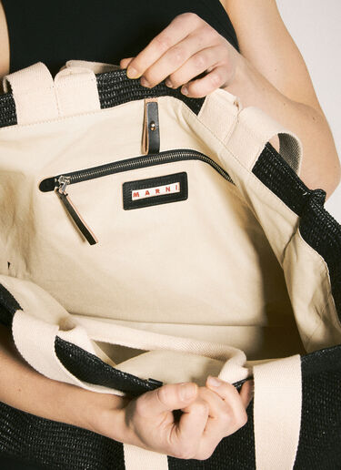 LN-CC® - Marni: Large Tote Bag - Black Marni Large Tote Bag Black mni0259027