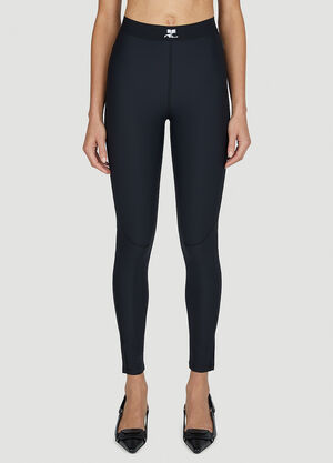 Courrèges Racer Leggings Black cou0251028