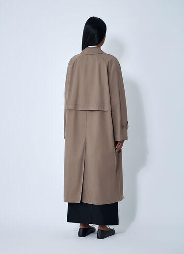 LN-CC® - The Row: Rocco Coat - Brown The Row Rocco Coat Brown row0261010